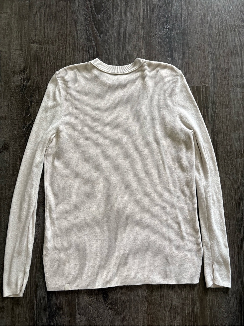 Lululemon Take It All In Cream Crewneck Ribbed Women’s Sweater - Picture 4 of 4